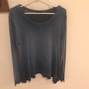 blue ombré blouse